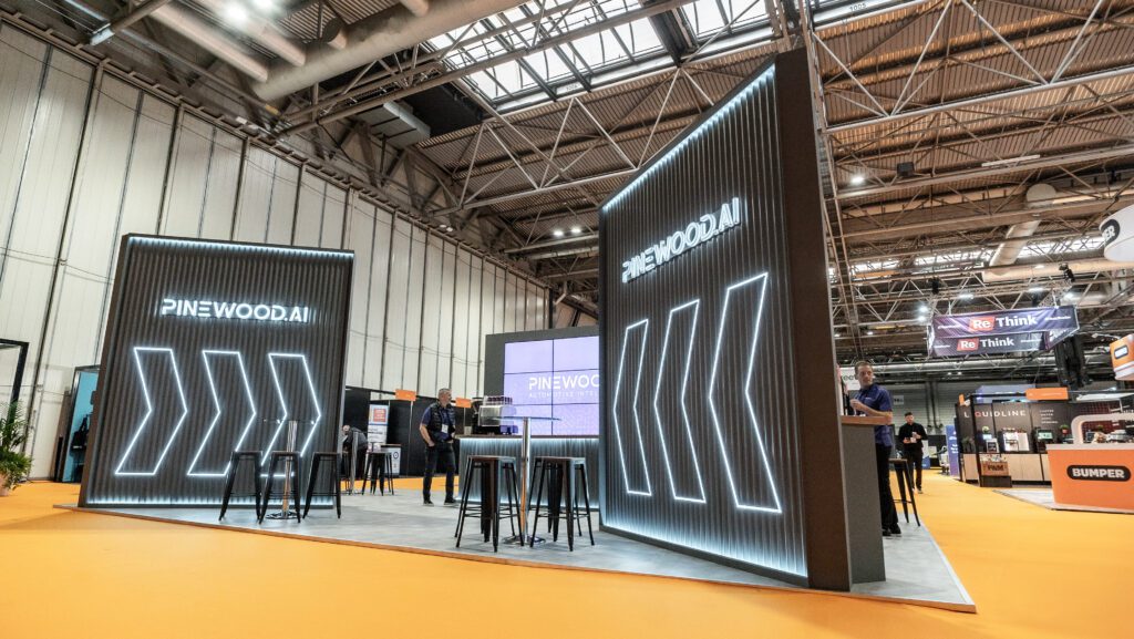the Pinewood.AI stand at AM Live 2024