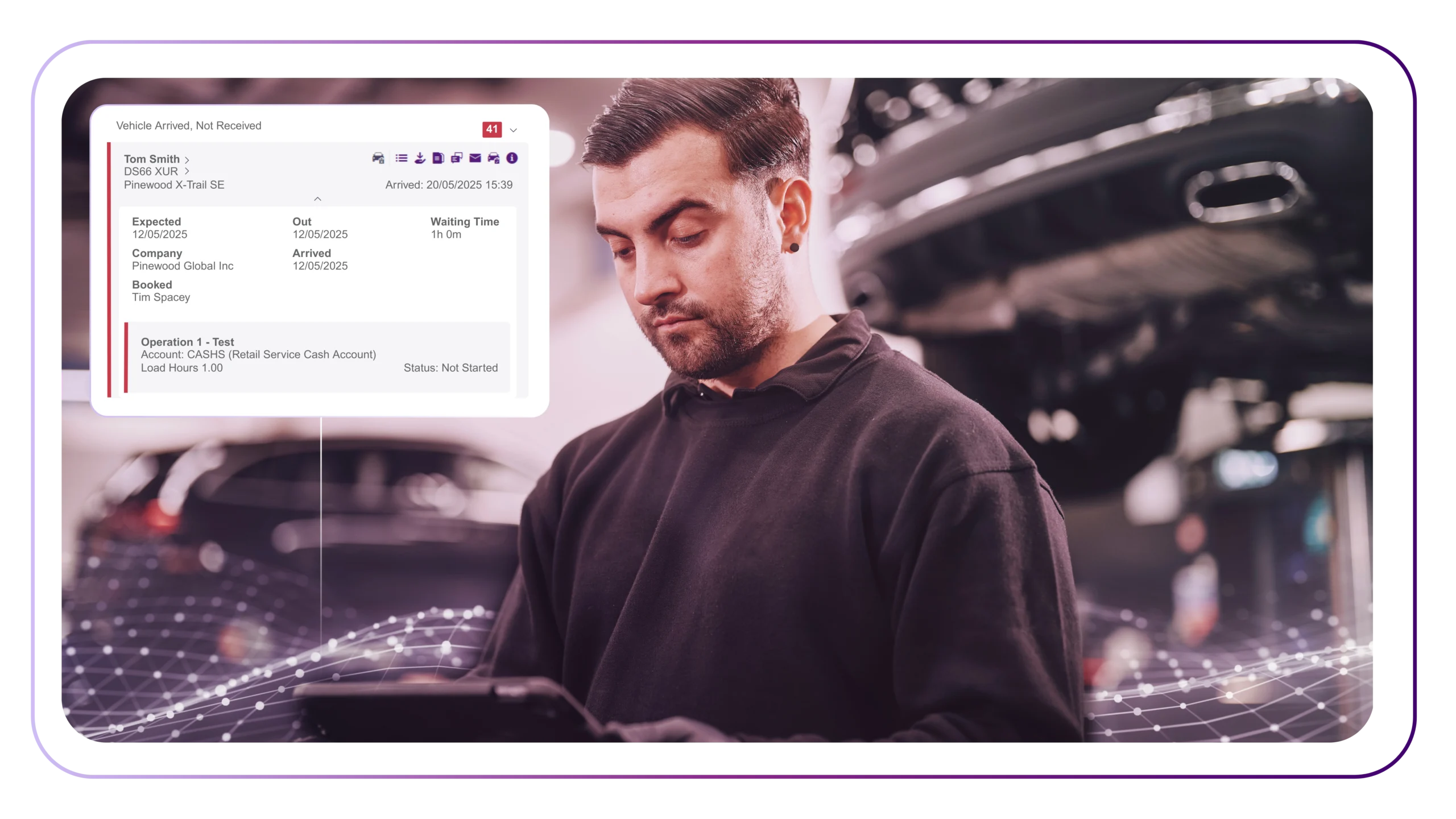 Real-time job tracking and technician allocation